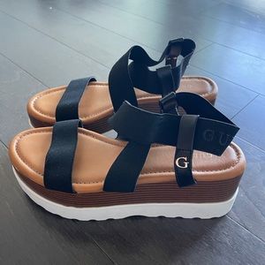 GUESS Platform Sandals